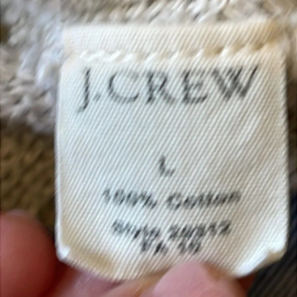 J. Crew Vintage Fleece Hoodie cotton VTG long sleeves zipped pockets